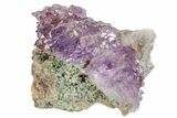 Amethyst Crystal Cluster with Hematite Inclusions - India #168777-1